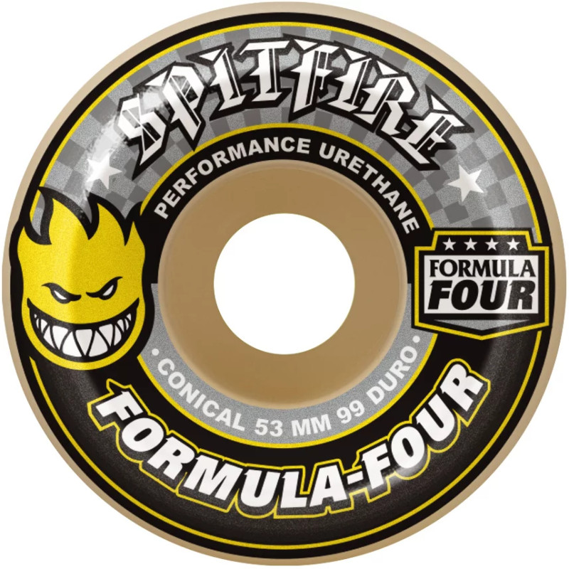 SPITFIRE WHEELS F4 - 99D CONI YELLOW