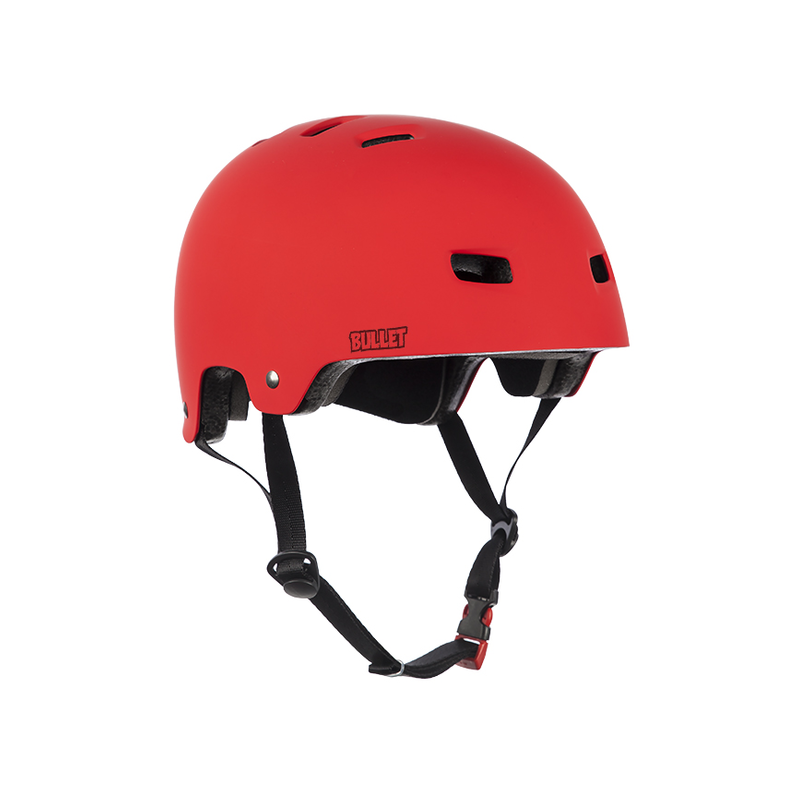 BULLET HELMET - RED MATT