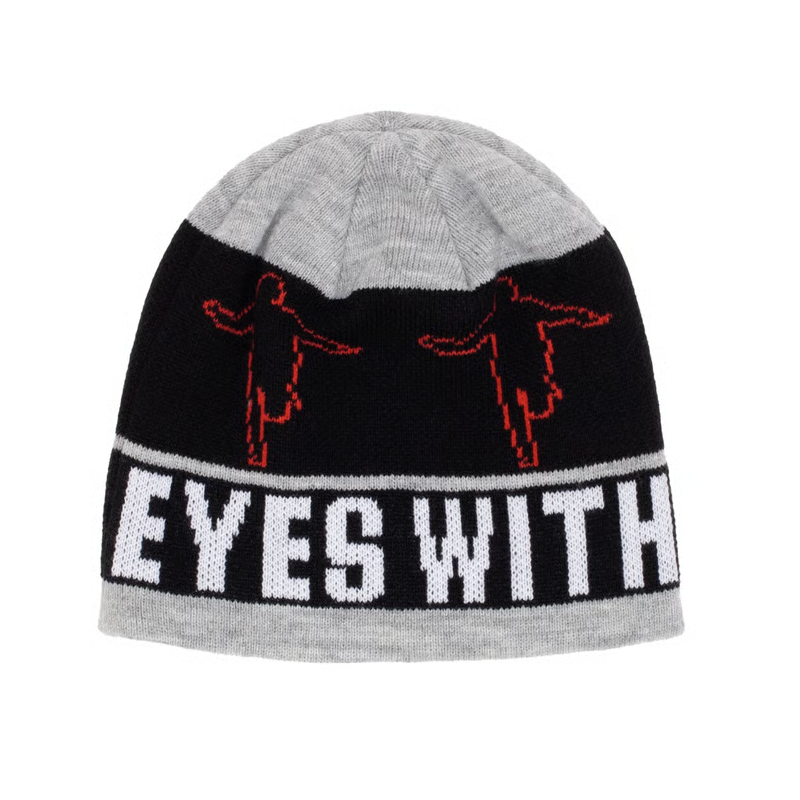 HOCKEY BEANIE EYES WITOUT A FACE - GREY